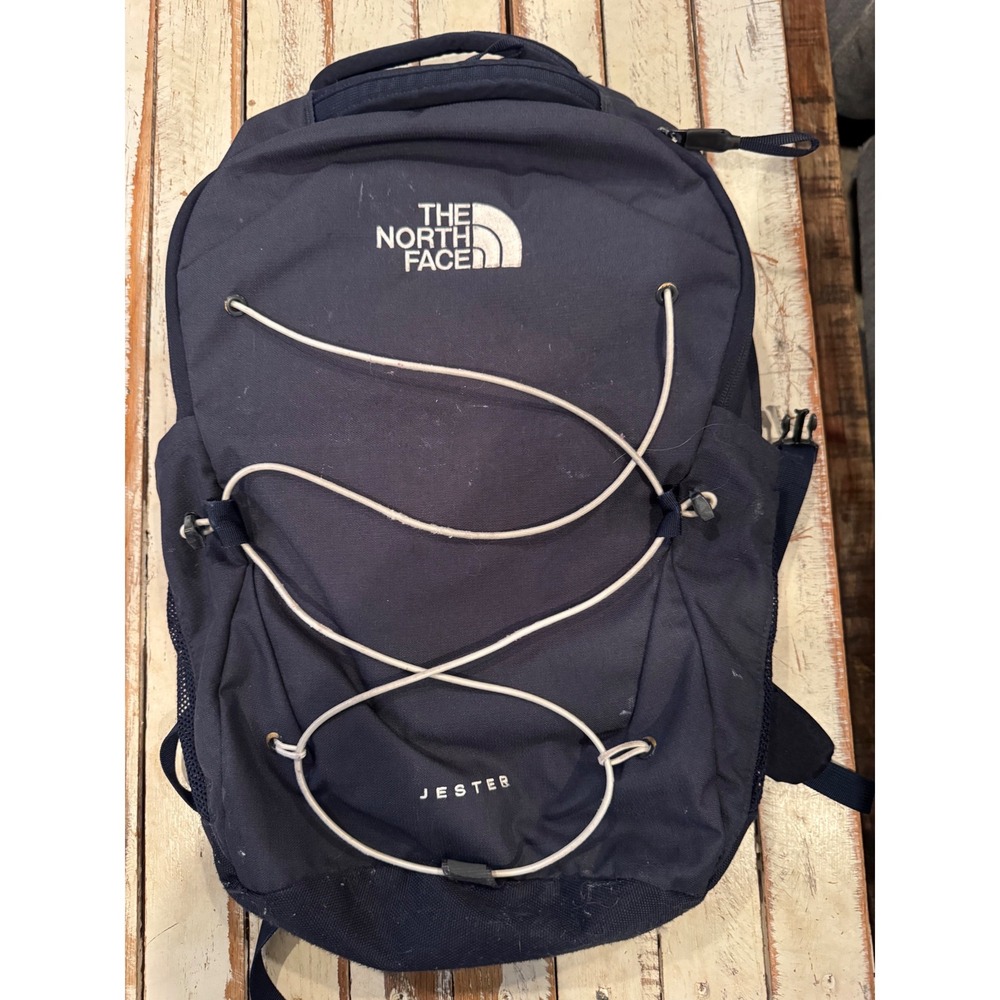 The North Face Jester Backpack Navy Blue FlexVent Laptop Bag